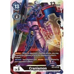 BT3-075 SR Craniamon Digimon