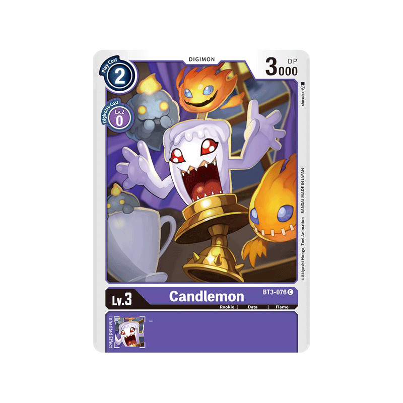 Digimon Card Game Candlemon BT3-076 C 