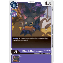 BT3-082 U BlackGatomon Digimon