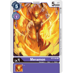 BT3-083 C Meramon Digimon