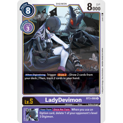 BT3-088 R LadyDevimon Digimon