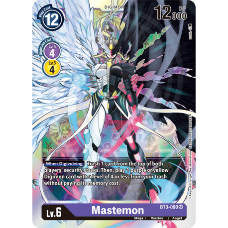 Carte Digimon Mastemon Bt3-090 SR