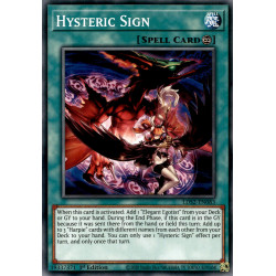 YGO LDS2-EN083 C Hysteric Sign
