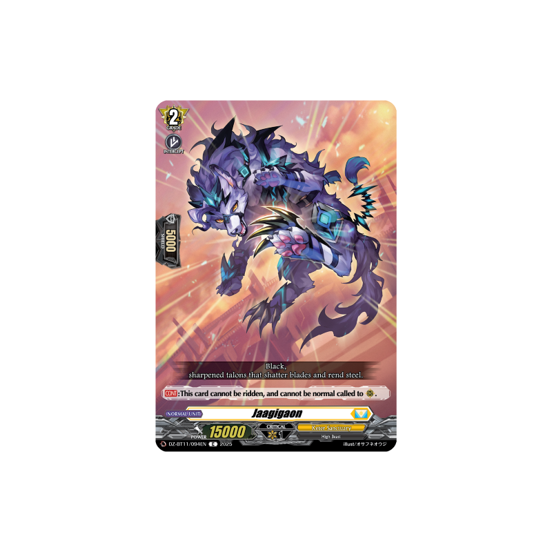 Vanguard_TCG_card_DZ-BT11_094EN_C_Jaagigaon_Symphony_of_Might_Bloom