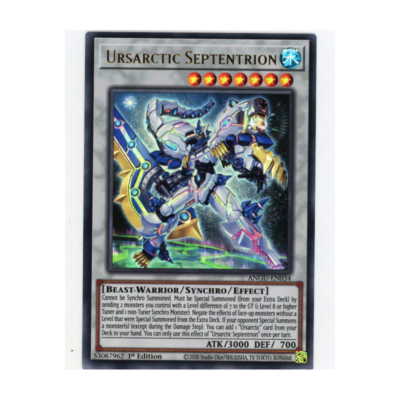 ANGU-EN034 Ursarctic Septentrion Ancient Guardians - Card Yu-gi-oh