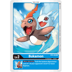 Digimon TCG BT4-002 Bukamon...