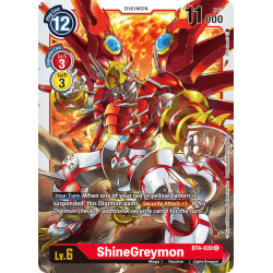 BT4-020 R ShineGreymon Digimon
