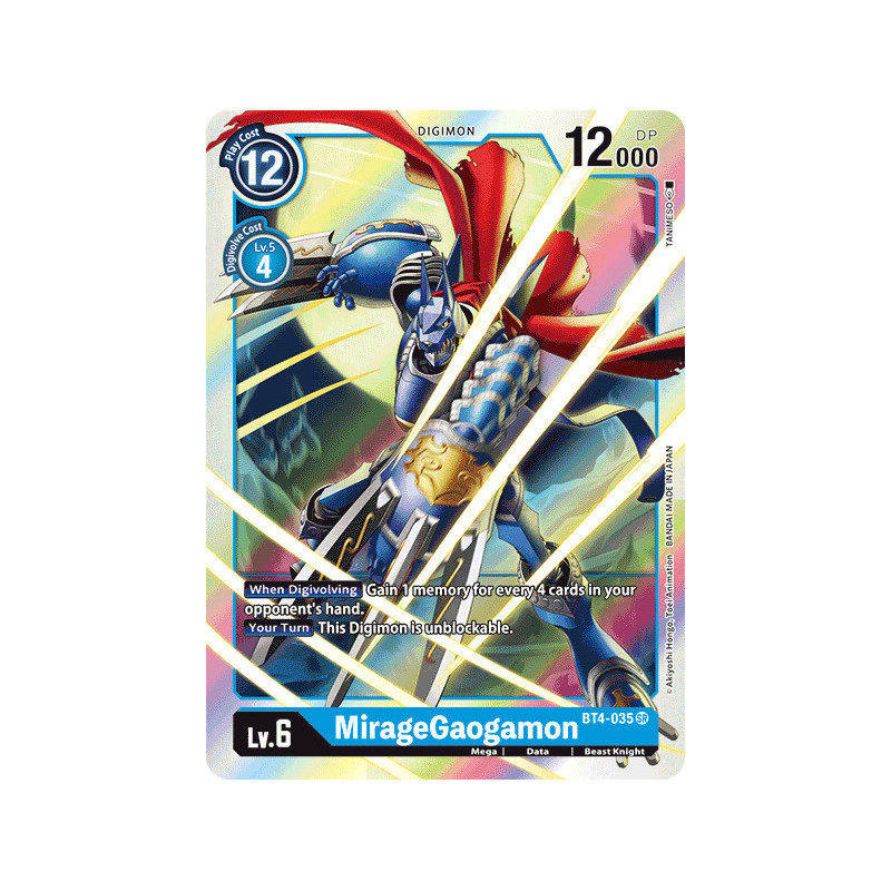 Digimon Card Game Great Legend MirageGaogamon BT4-035 