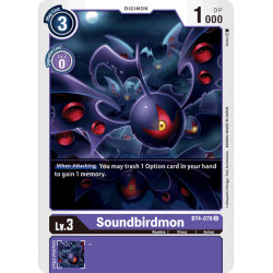 BT4-078 U Soundbirdmon Digimon