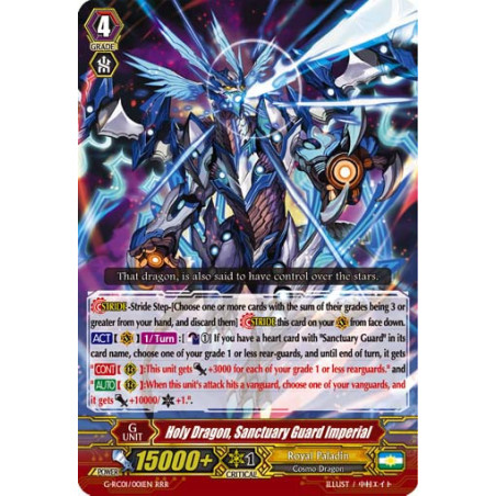Vanguard_TCG_card_G-RC01_001EN_RRR_Holy_Dragon_Sanctuary_Guard_Imperial_Revival_Collection_Vol._1