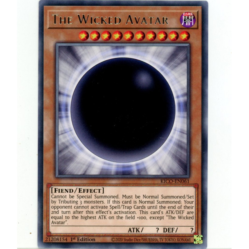 Kico En061 The Wicked Avatar King S Court Card Yu Gi Oh