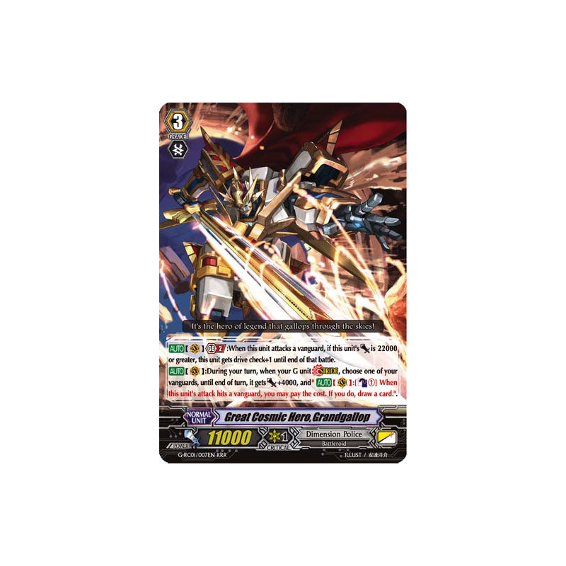 Vanguard_TCG_card_G-RC01_007EN_RRR_Great_Cosmic_Hero_Grandgallop_Revival_Collection_Vol._1