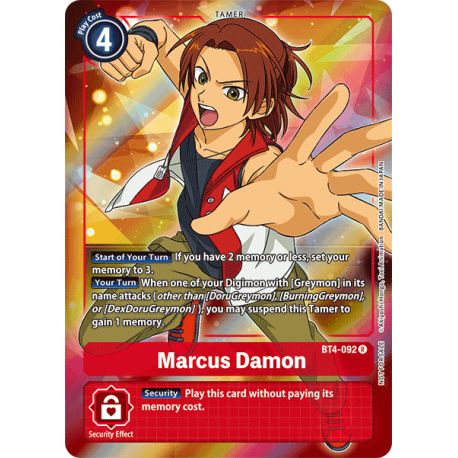 BT4-092 R Masaru Daimon Tamer Parallel Rare