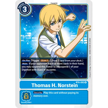 BT4-093 R Thoma H. Norstein Tamer