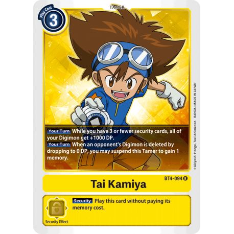 BT4-094 R Taichi Yagami Tamer