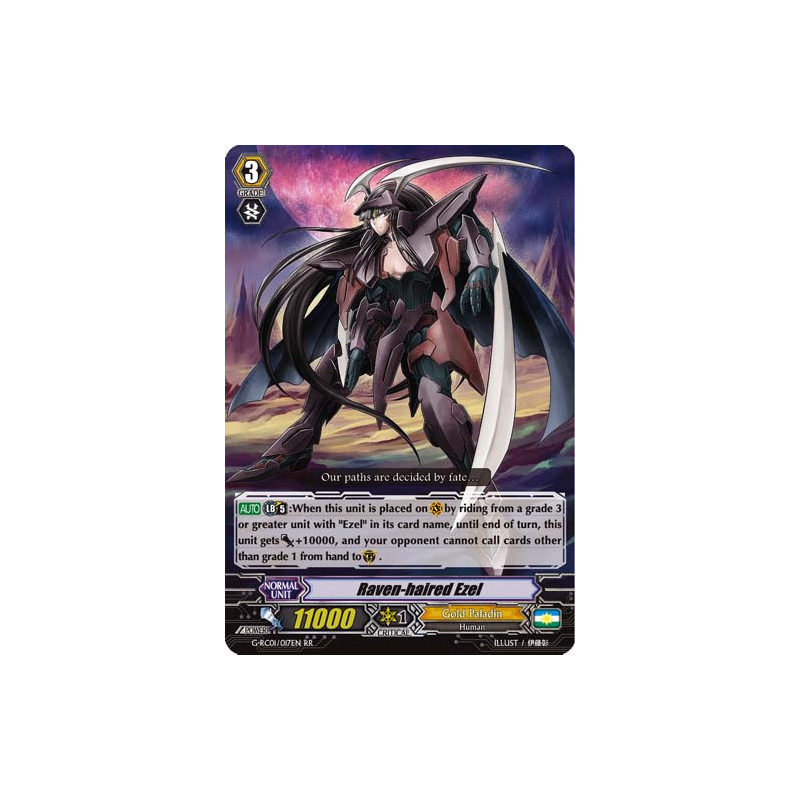 Vanguard_TCG_card_G-RC01_017EN_RR_Raven-haired_Ezel_Revival_Collection_Vol._1