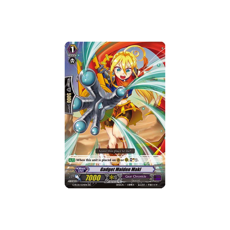 Vanguard_TCG_card_G-RC01_024EN_RR_Gadget_Maiden_Maki_Revival_Collection_Vol._1