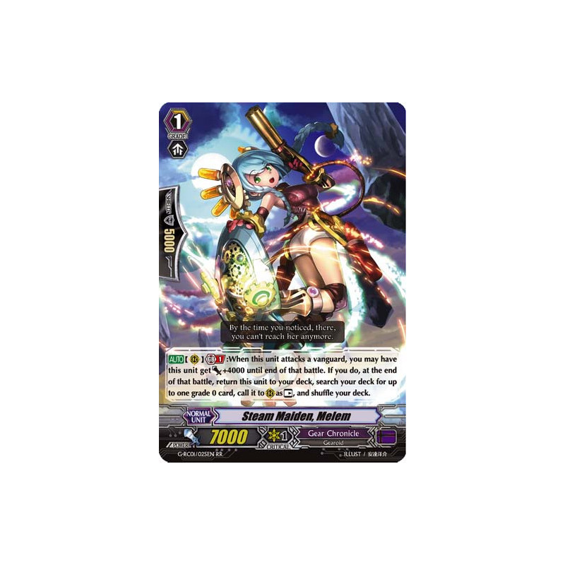 Vanguard_TCG_card_G-RC01_025EN_RR_Steam_Maiden_Melem_Revival_Collection_Vol._1
