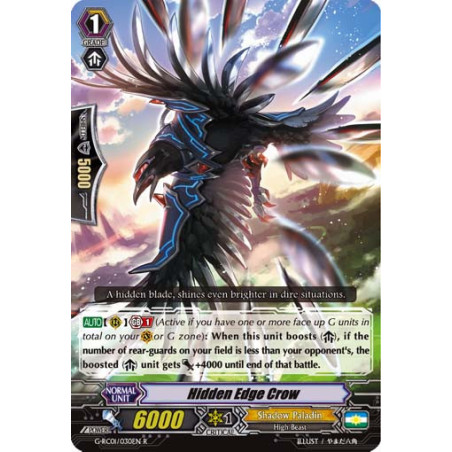 Vanguard_TCG_card_G-RC01_030EN_R_Hidden_Edge_Crow_Revival_Collection_Vol._1