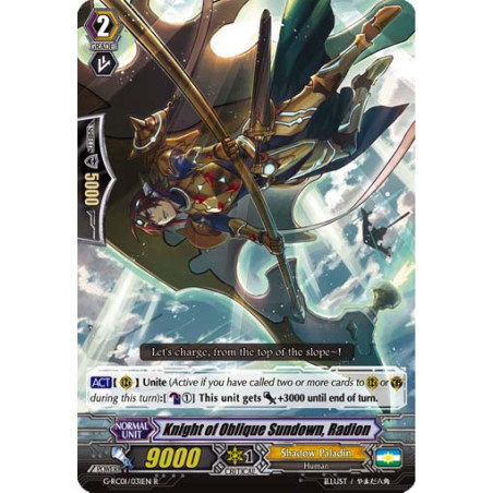 Vanguard_TCG_card_G-RC01_031EN_R_Knight_of_Oblique_Sundown_Radion_Revival_Collection_Vol._1