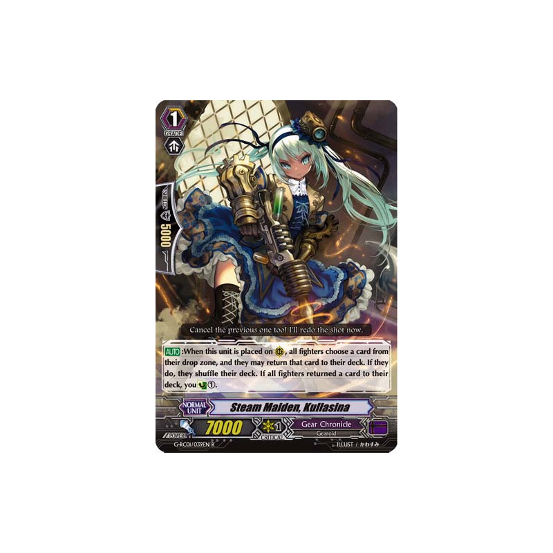 Vanguard_TCG_card_G-RC01_039EN_R_Steam_Maiden_Kullasina_Revival_Collection_Vol._1