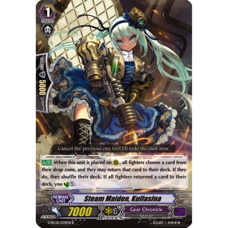 Vanguard_TCG_card_G-RC01_039EN_R_Steam_Maiden_Kullasina_Revival_Collection_Vol._1