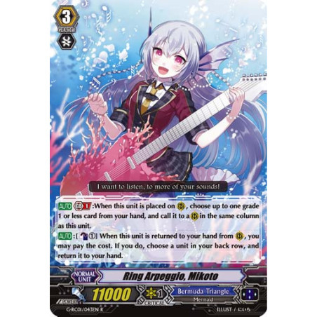 Vanguard_TCG_card_G-RC01_043EN_R_Ring_Arpeggio_Mikoto_Revival_Collection_Vol._1