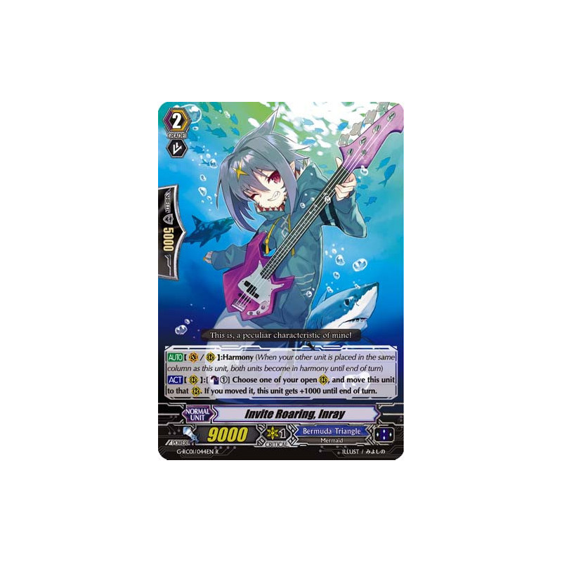 Vanguard_TCG_card_G-RC01_044EN_R_Invite_Roaring_Inray_Revival_Collection_Vol._1