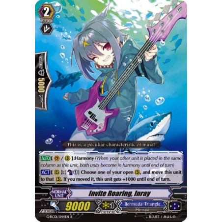 Vanguard_TCG_card_G-RC01_044EN_R_Invite_Roaring_Inray_Revival_Collection_Vol._1