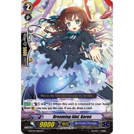 Vanguard_TCG_card_G-RC01_045EN_R_Dreaming_Idol_Karen_Revival_Collection_Vol._1