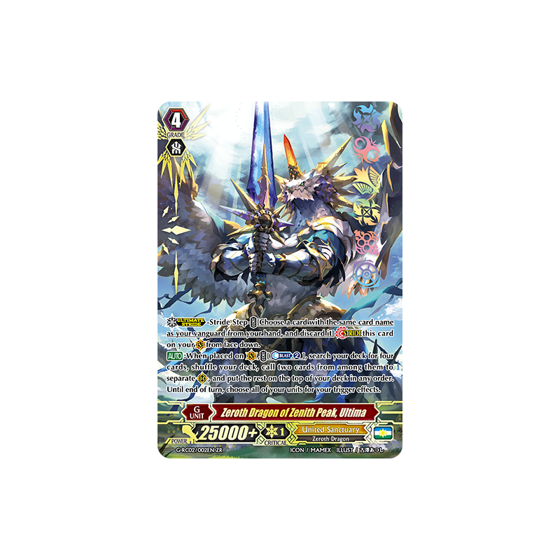 Vanguard_TCG_card_G-RC02_002EN_ZR_Zeroth_Dragon_of_Zenith_Peak_Ultima_Revival_Collection_Vol._2