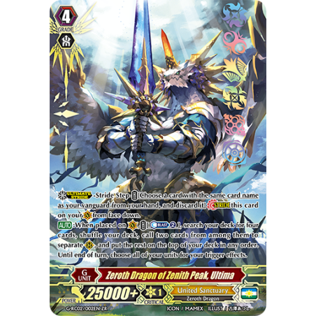 Vanguard_TCG_card_G-RC02_002EN_ZR_Zeroth_Dragon_of_Zenith_Peak_Ultima_Revival_Collection_Vol._2