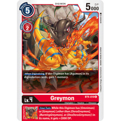 BT5-010 U Greymon Digimon