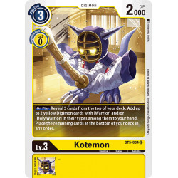 BT5-034 C Kotemon Digimon