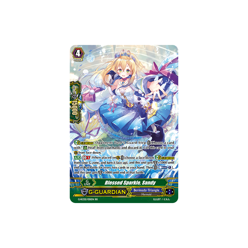 Vanguard_TCG_card_G-RC02_051EN_RR_Blessed_Sparkle_Sandy_Revival_Collection_Vol._2