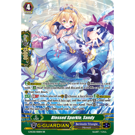 Vanguard_TCG_card_G-RC02_051EN_RR_Blessed_Sparkle_Sandy_Revival_Collection_Vol._2