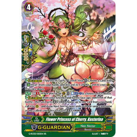 Vanguard_TCG_card_G-RC02_055EN_RR_Flower_Princess_of_Cherry_Kosterina_Revival_Collection_Vol._2