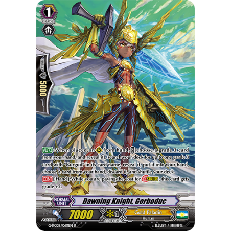 Vanguard_TCG_card_G-RC02_060EN_R_Dawning_Knight_Gorboduc_Revival_Collection_Vol._2
