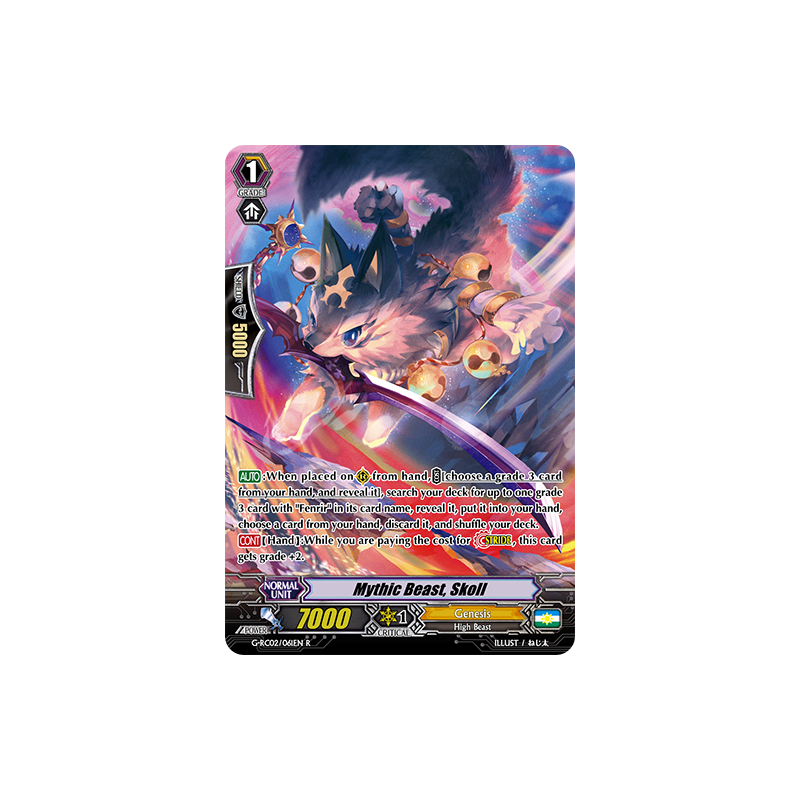 Vanguard_TCG_card_G-RC02_061EN_R_Mythic_Beast_Skoll_Revival_Collection_Vol._2