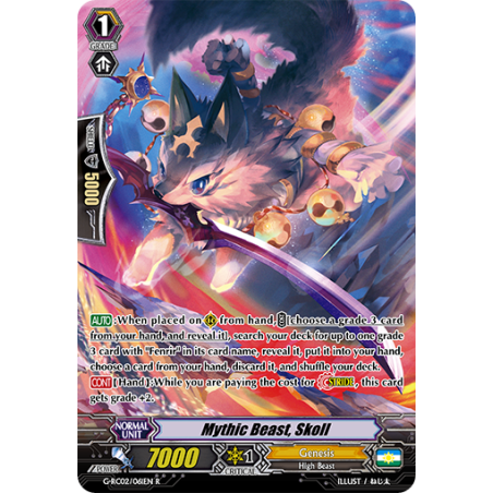 Vanguard_TCG_card_G-RC02_061EN_R_Mythic_Beast_Skoll_Revival_Collection_Vol._2