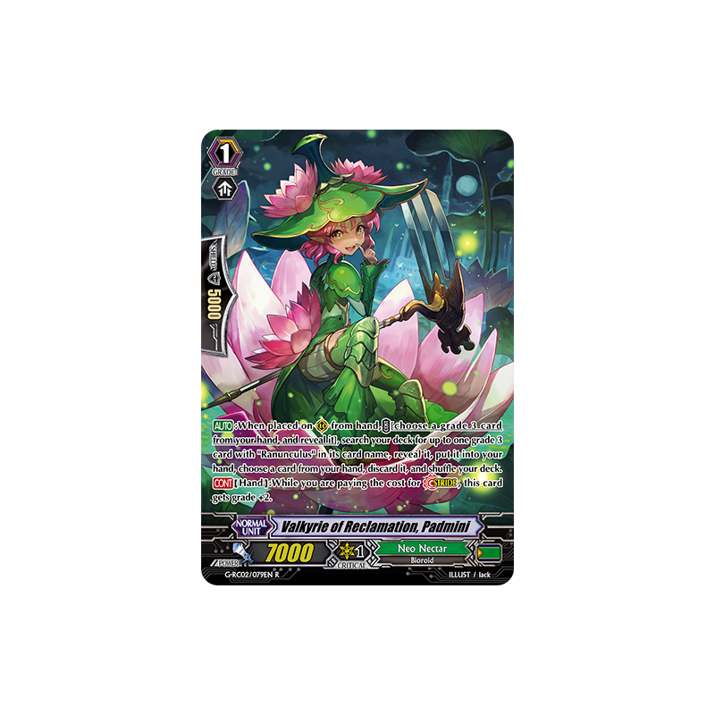 Vanguard_TCG_card_G-RC02_079EN_R_Valkyrie_of_Reclamation_Padmini_Revival_Collection_Vol._2
