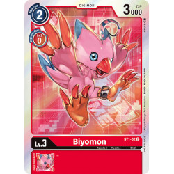 ST1-02 AA C Biyomon Digimon...