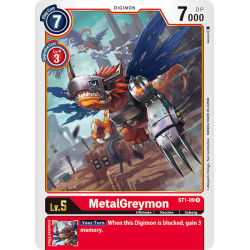 ST1-09 R MetalGreymon Digimon