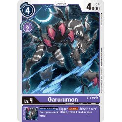 ST6-06 C Garurumon Digimon