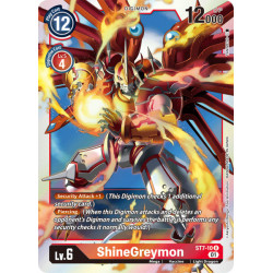 ST7-10 R ShineGreymon Digimon