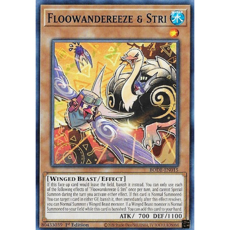 BODE-EN015 Floowandereeze & Stri Burst of Destiny - Card Yu-gi-oh