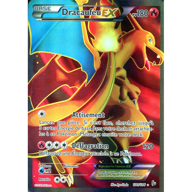 carte Pokémon 107/106 M Dracaufeu Ex 220 PV - SECRETE Xy Étincelles NEUF FR  en destockage et reconditionné chez DealBurn