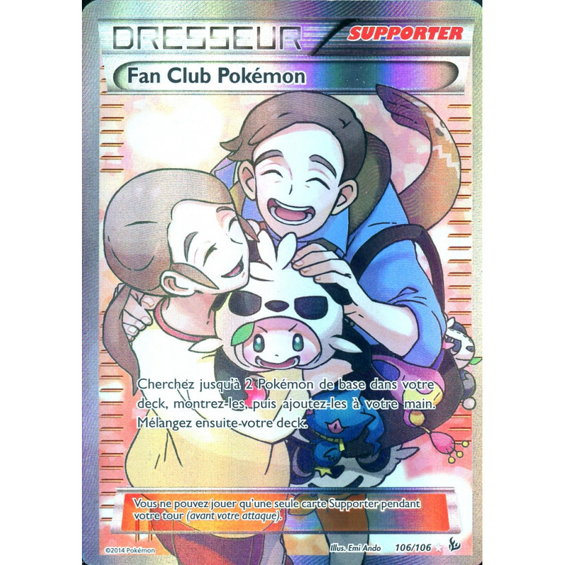 Fã Clube Pokémon / Pokemon Fan Club (106/106), Busca de Cards